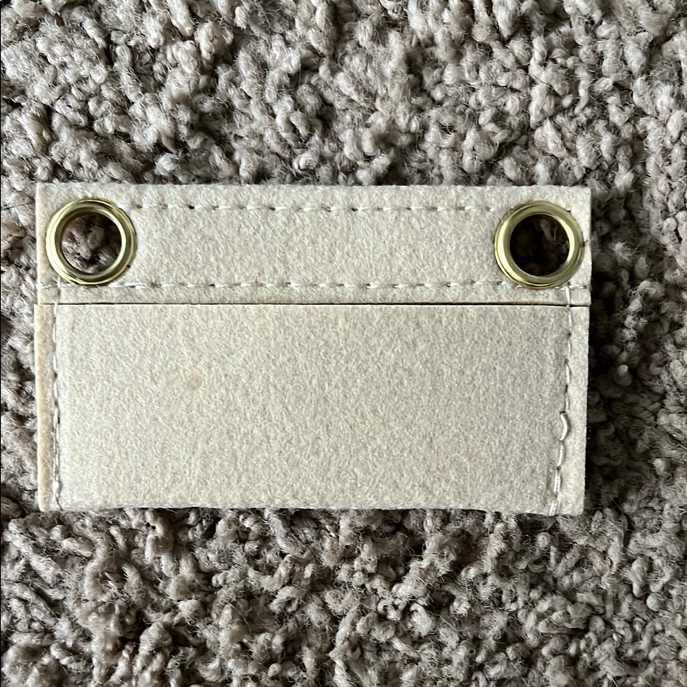 Felt Bifold Wallet Inserts in Tan & Black 3.5x2” ❤️NEW❤️ - Picture 1 of 2